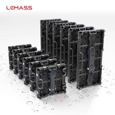 Màn hình tủ LED cho thuê ngoài trời P4.8 500 × 500mm với độ sáng 4500cd / Sqm