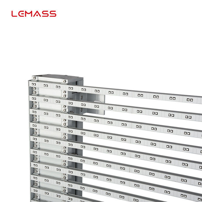 Màn hình LED trong suốt thương mại P81000 * 500mm Màu sắc tùy chỉnh LMS-Mesh